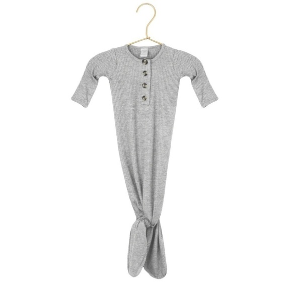 LOU LOU & COMPANY RYAN RIBBED KNOTTED GOWN - Picture 1 of 5